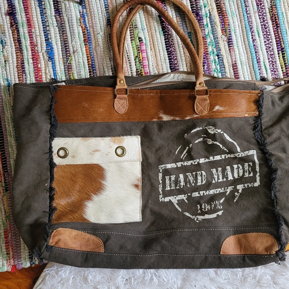 Myra Bag Cowhide Weekender